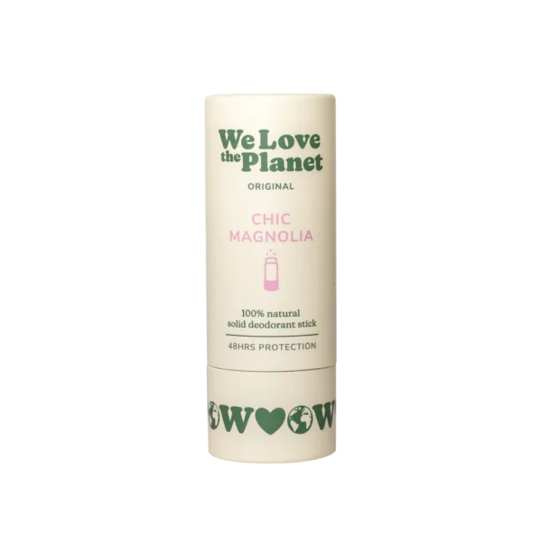 We Love The Planet Deodorant Stick Chic Magnolia 40 g – Natuurlijke & Plasticvrije Deodorant - Afbeelding 3
