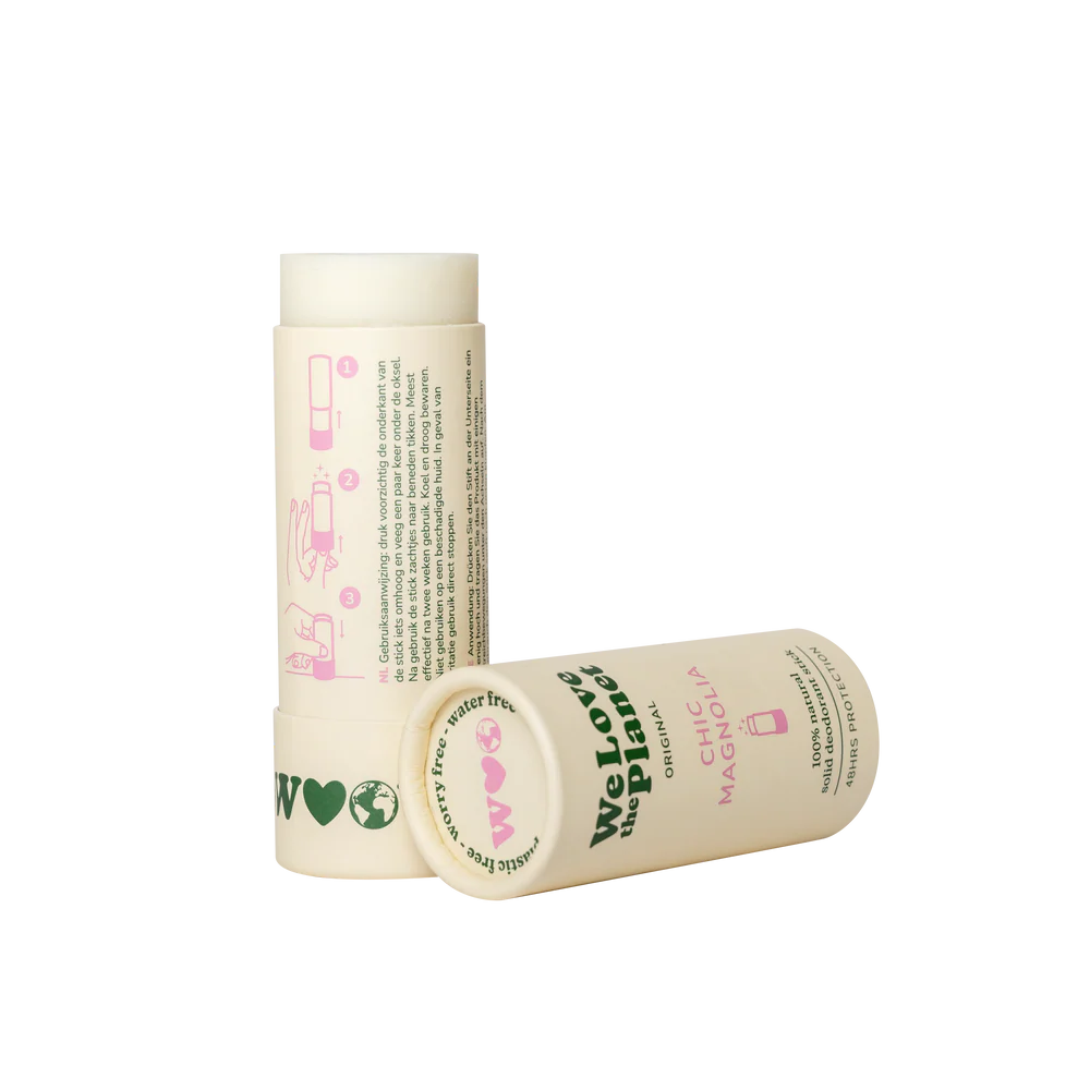 We Love The Planet Deodorant Stick Chic Magnolia 40 g – Natuurlijke & Plasticvrije Deodorant