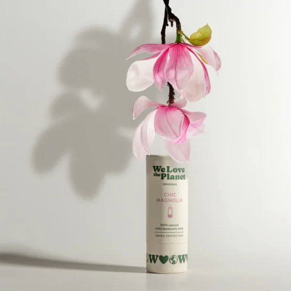 We Love The Planet Deodorant Stick Chic Magnolia 40 g – Natuurlijke & Plasticvrije Deodorant - Afbeelding 4