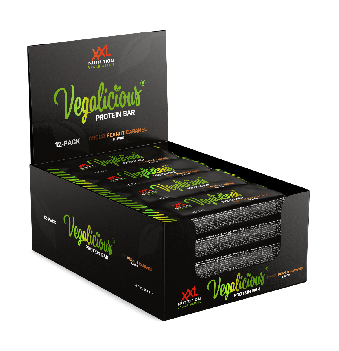 Vegalicious Protein Bar Choco Pinda Karamel 12 Pack