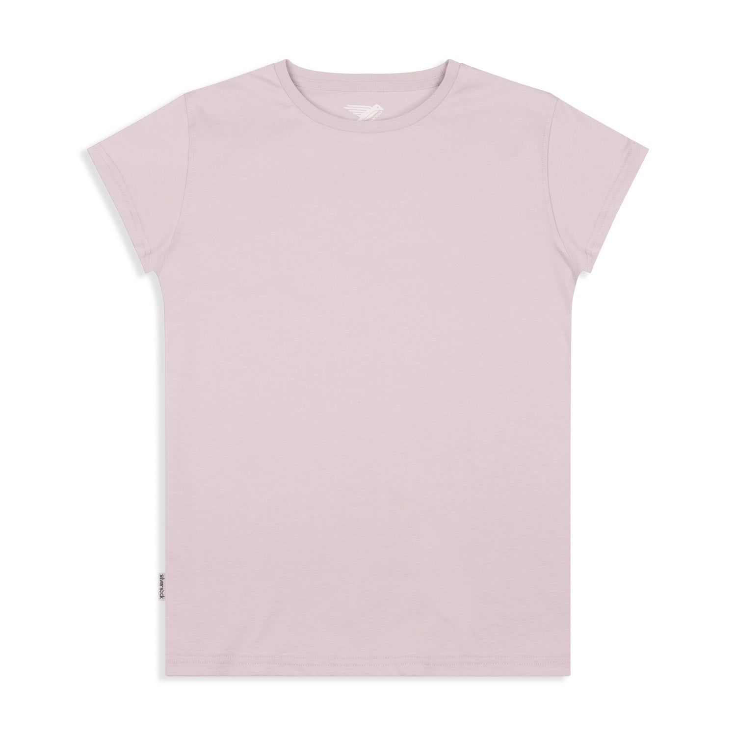 Silverstick Womens Organic Cotton T-shirt Wilda Pale Lilac - Afbeelding 2