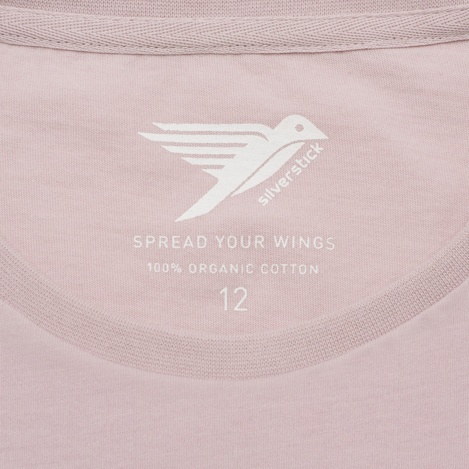 Silverstick Womens Organic Cotton T-shirt Wilda Pale Lilac - Afbeelding 4