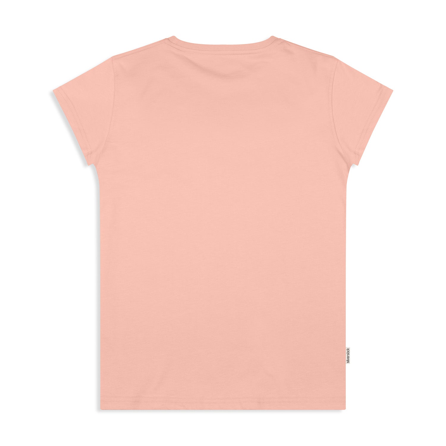 Silverstick Womens Organic Cotton T-shirt Original Logo Antique Pink - Afbeelding 2