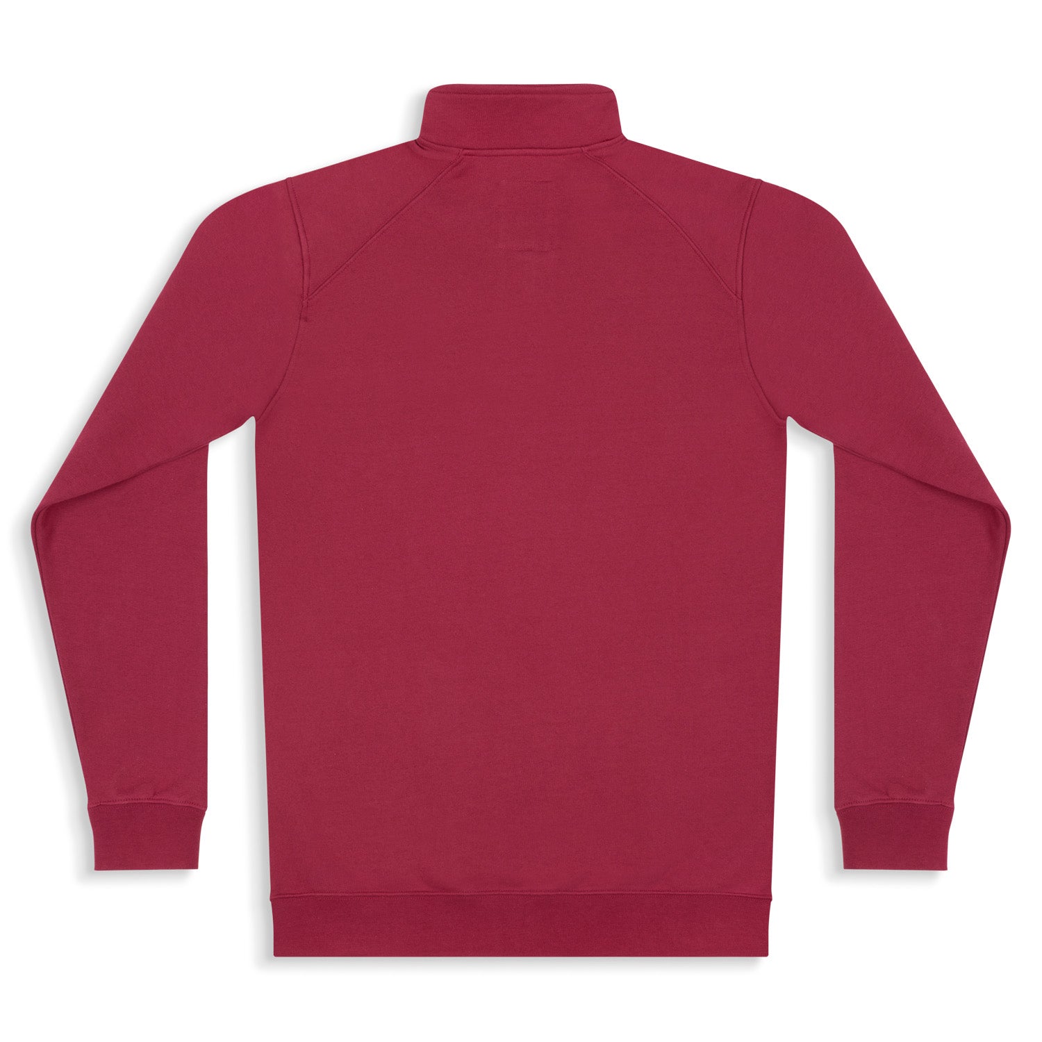 Silverstick Womens Organic Cotton Quarter Zip Sweat Erin Beaujolais - Afbeelding 2