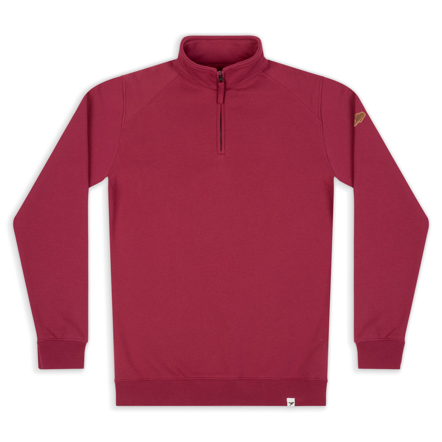 Silverstick Womens Organic Cotton Quarter Zip Sweat Erin Beaujolais