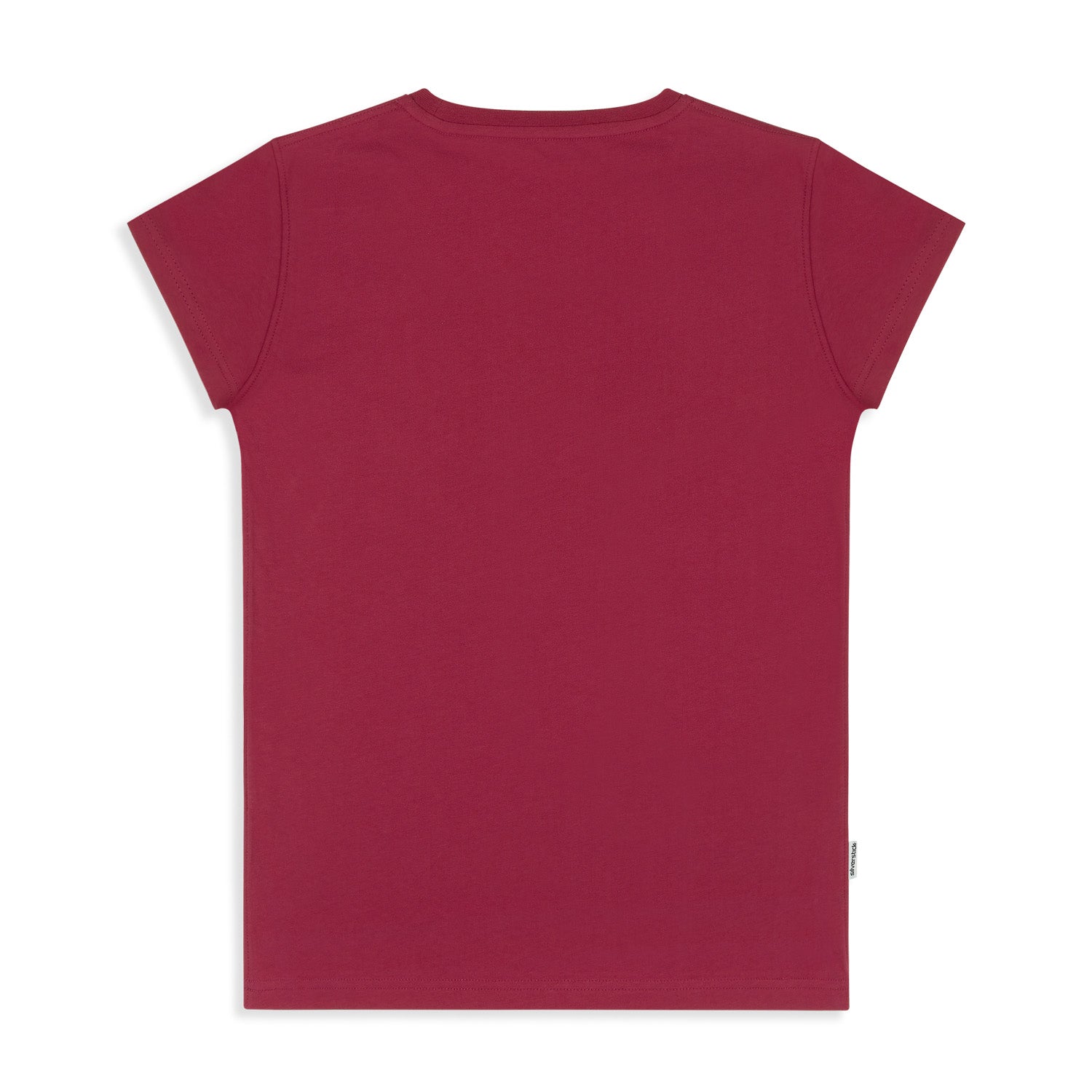 Silverstick Womens Organic Cotton T-shirt Wilda Beaujolais - Afbeelding 2