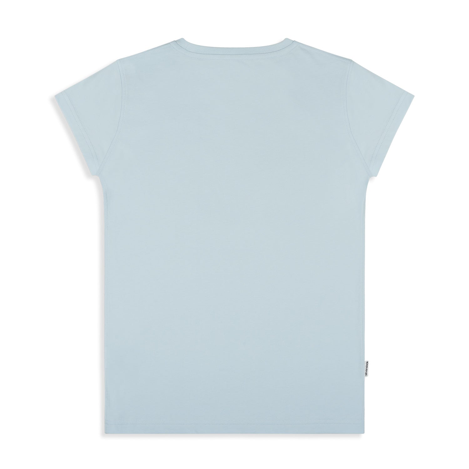 Silverstick Womens Organic Cotton T-shirt Wilda Illusion Blue - Afbeelding 2