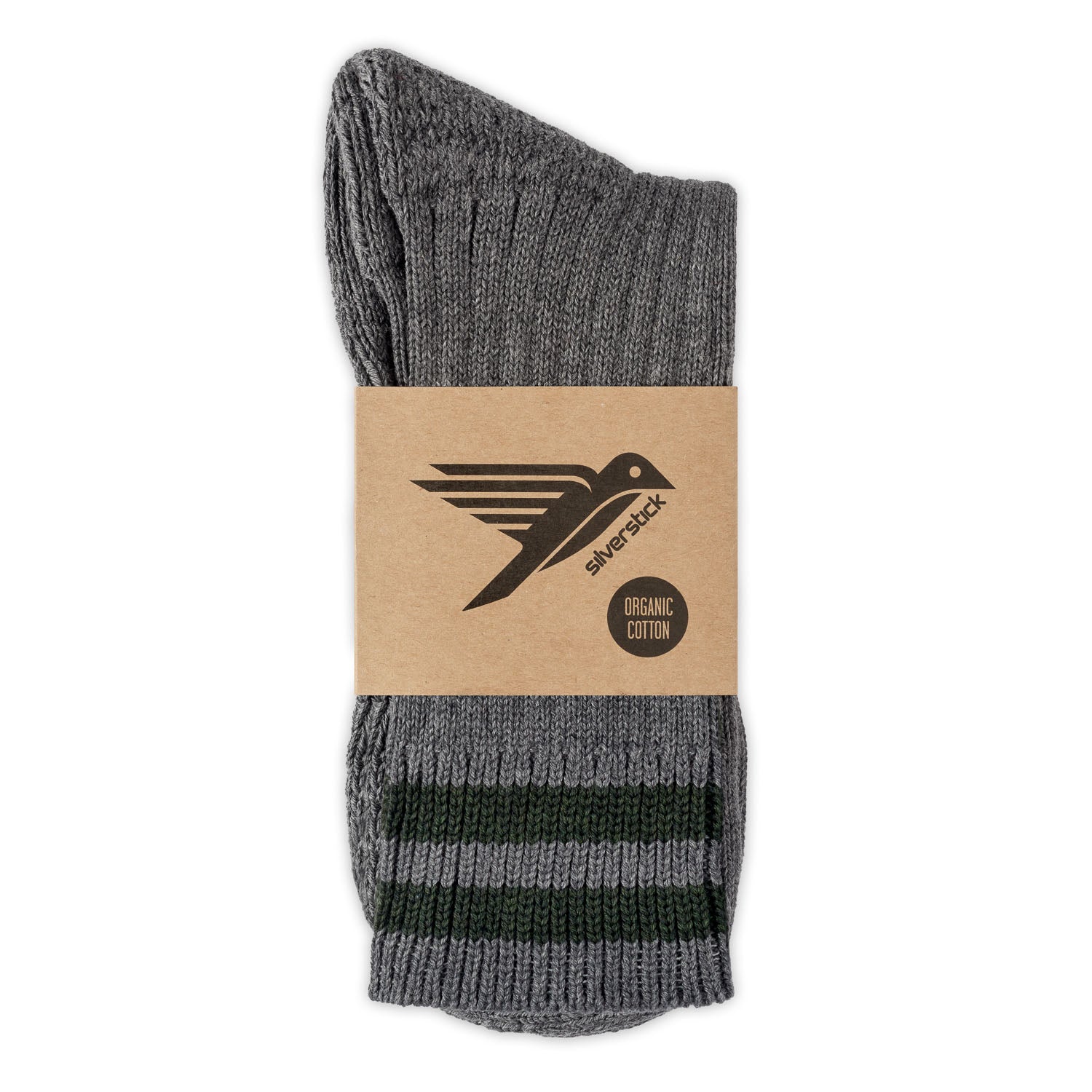 Silverstick Organic Cotton Sport Sock Air Grey