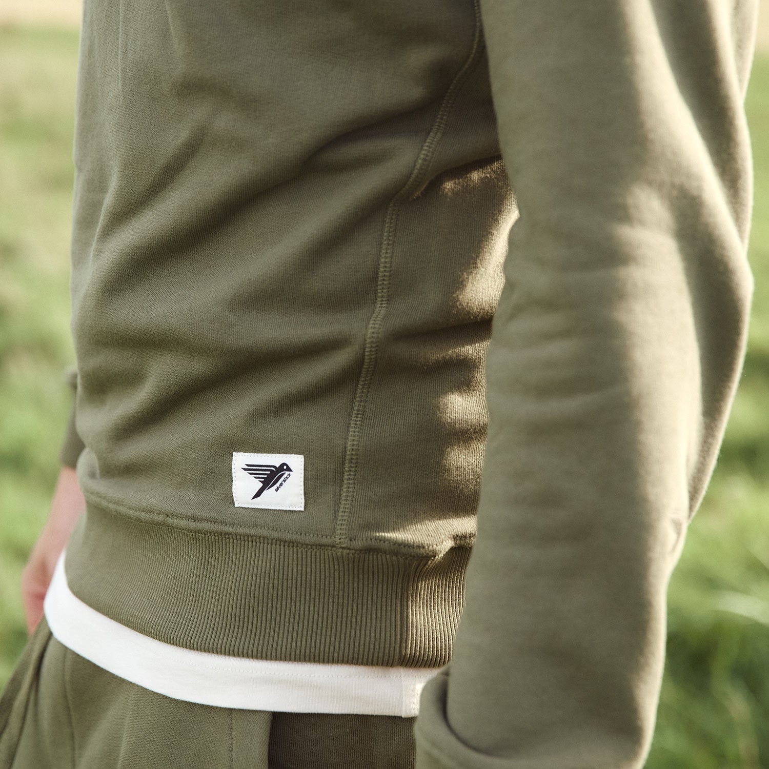 Silverstick Mens Organic Cotton Sweat Nias Capulet Olive for Women - Afbeelding 4