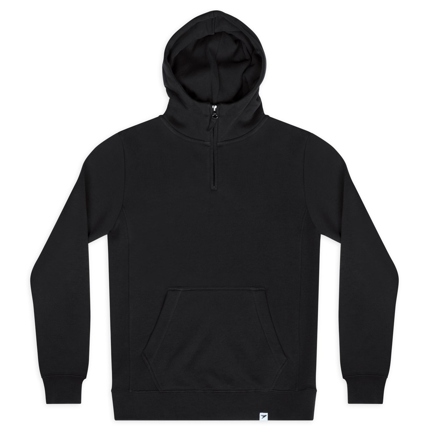 Silverstick Womens Organic Cotton Quarter Zip Lowe Charcoal