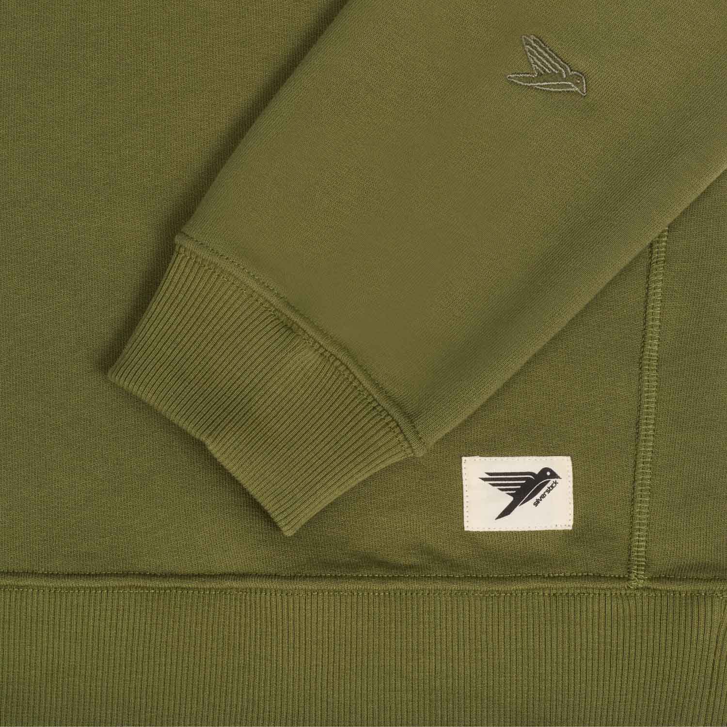 Silverstick Mens Organic Cotton Sweat Nias Capulet Olive for Women - Afbeelding 6